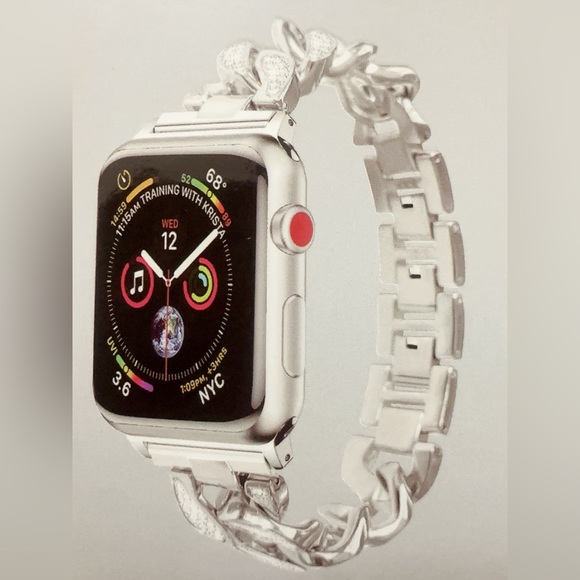 Royal Tech Silver Bling Band w/Tools to Adjust Links -Apple-  38MM/40MM/41MM NIB - Picture 1 of 4